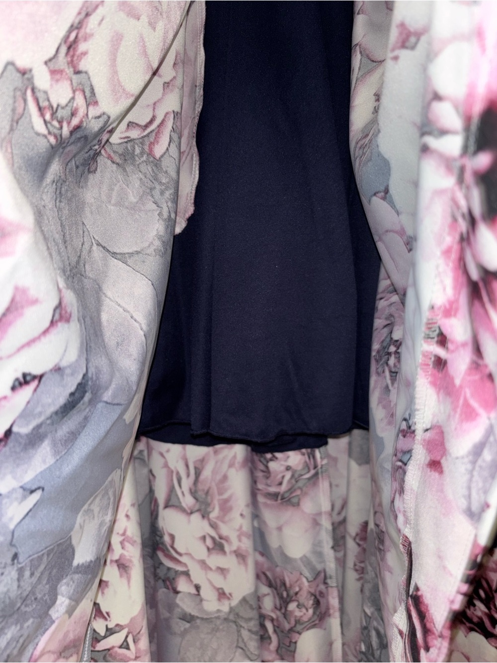 Speechless Formal Dress Juniors Size 13 Hi Low Floral Padded Wired Bust Euc View 3